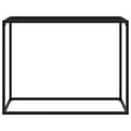Miniatyrbild 2 av 2: Konsolbord svart 100x35x75 cm härdat glas