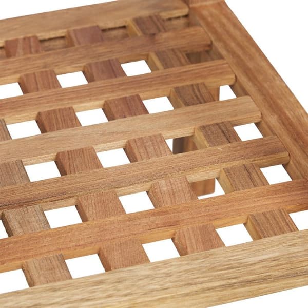 Relaxdays Walnut Sidobord Telefonkonsol med låda och 2 ytor HxBxD: 80 x 35 x 30 cm, Natural