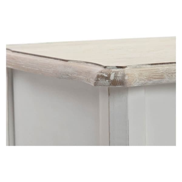 Sidobord DKD Home Decor Versalles Gran Trä Vit 35 x 35 x 80 cm