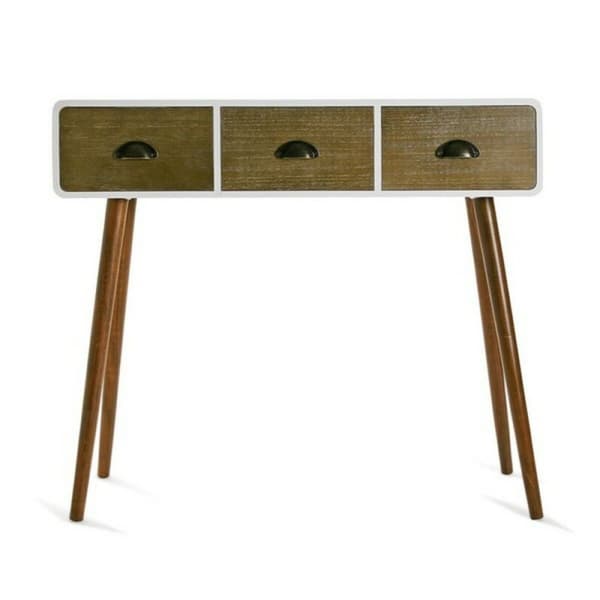 Hallmöbel med 3 lådor Versa 30 x 80,5 x 90 cm 0,3 x 0,805 x 0,9 cm Vit