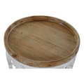 Miniatyrbild 2 av 4: Sidobord DKD Home Decor 50 x 50 x 58 cm Gran Naturell Vit Trä MDF