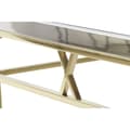 Miniatyrbild 4 av 5: Sidobord DKD Home Decor Glas Stål Silver (110 x 60 x 40 cm)