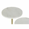 Miniatyrbild 2 av 4: Sidobord DKD Home Decor Gyllene Metall Marmor 45 x 27 x 63 cm