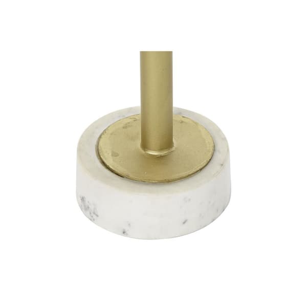 Sidobord DKD Home Decor Gyllene Metall Marmor 27 x 27 x 62 cm
