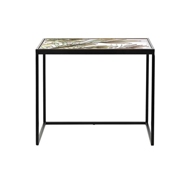 3-bordsset DKD Home Decor Svart Grön Gyllene 60 x 40 x 50 cm