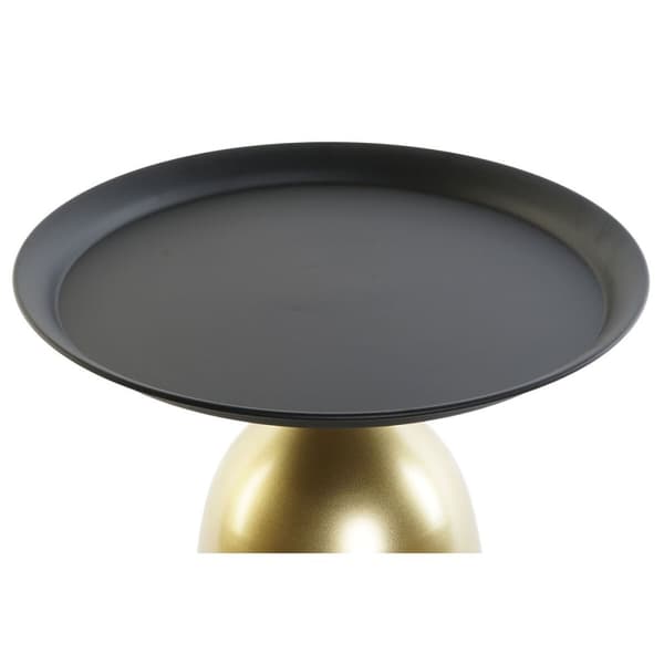 Sidobord DKD Home Decor Svart Gyllene Metall 50 x 50 x 43,5 cm