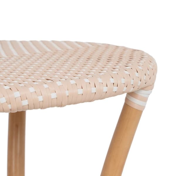 Sidobord 50 x 50 x 67 cm Naturell Beige Rattan