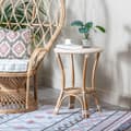 Miniatyrbild 2 av 9: Sidobord 50 x 50 x 67 cm Naturell Beige Rattan