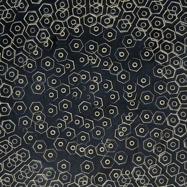 Sidobord 66 x 66 x 34,5 cm Svart Aluminium (3 antal)