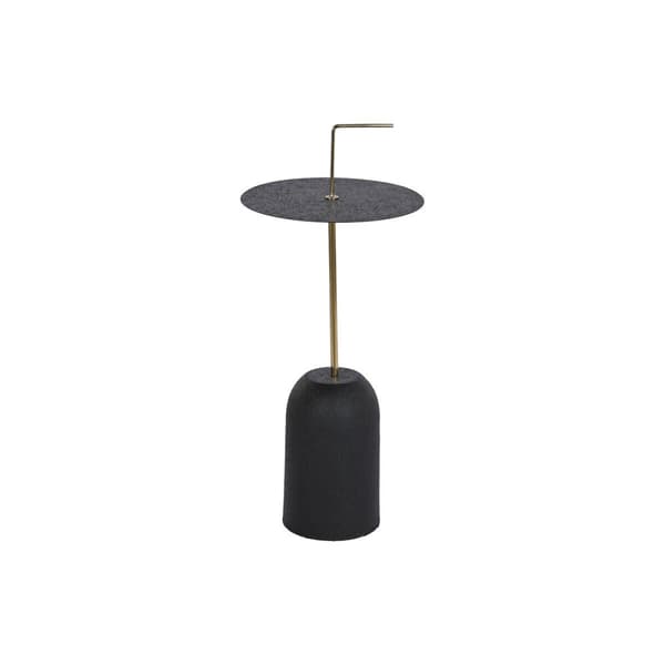 Sidobord DKD Home Decor 30 x 30 x 68 cm Svart Gyllene Järn