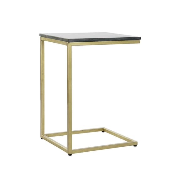 Sidobord DKD Home Decor 40 x 46 x 65 cm Svart Gyllene Marmor Järn