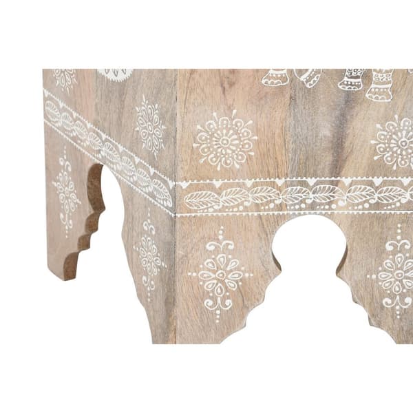 2-bordsset DKD Home Decor Naturell 48 x 41,5 x 49 cm