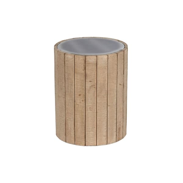 Sidobord Home ESPRIT Naturell Gran Trä MDF 36 x 36 x 45 cm