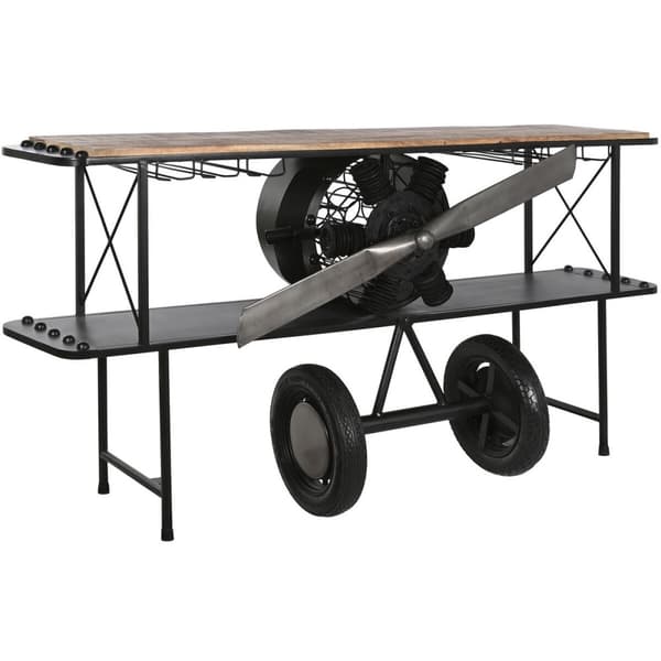 Mottagare Home ESPRIT Brun Svart 191 x 58 x 96 cm 191 x 58 x 91 cm