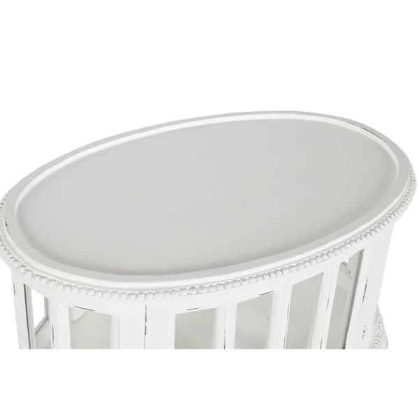 Zsúrkocsi Home ESPRIT Vit Trä 75 x 50 x 78 cm