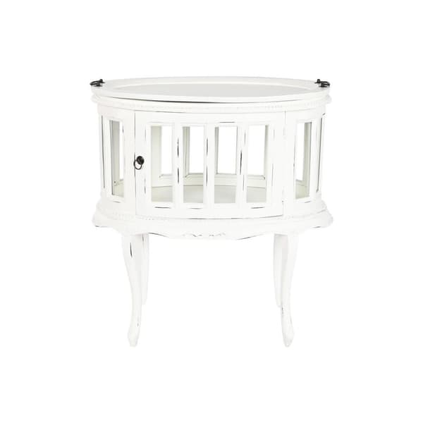 Zsúrkocsi Home ESPRIT Vit Trä 75 x 50 x 78 cm