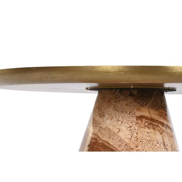 modernt sidobord tvåfärgat glas, järn 50 cm