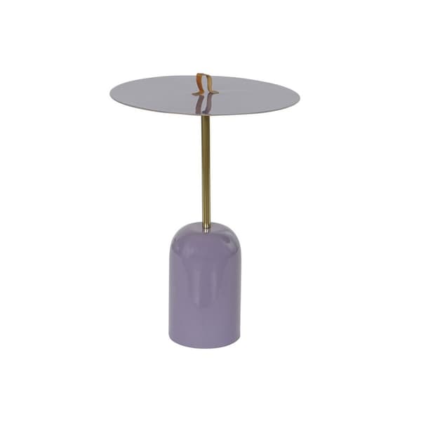 Sofabord DKD Home Decor Læder Jern Lakeret (40 x 40 x 56 cm)