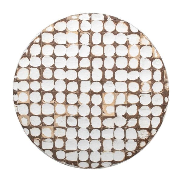 Sidebord Home ESPRIT Hvit 40 x 40 x 42 cm