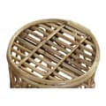 Miniatyrbillede 3 af 3: Sæt med 3 borde DKD Home Decor 39 x 39 x 41 cm Natur flet