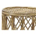 Miniatyrbillede 2 af 3: Sæt med 3 borde DKD Home Decor 39 x 39 x 41 cm Natur flet
