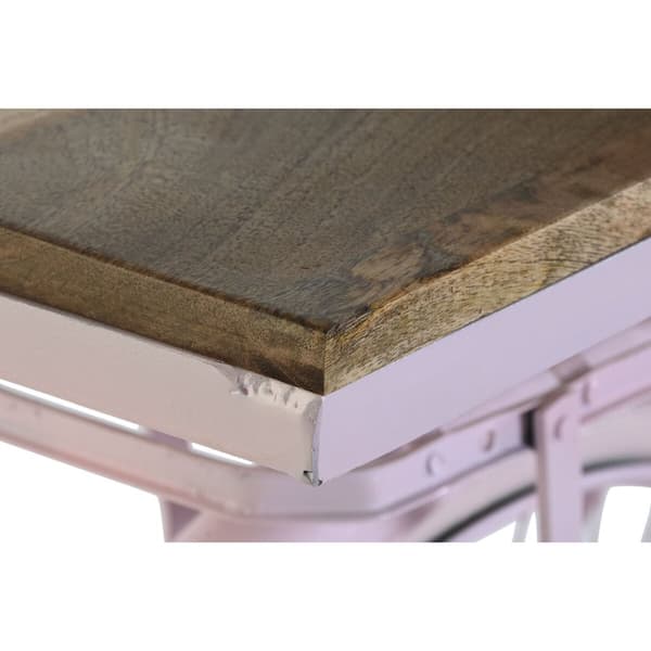 Hallbord DKD Home Decor Lyserød 180 x 41 x 94 cm Cykel