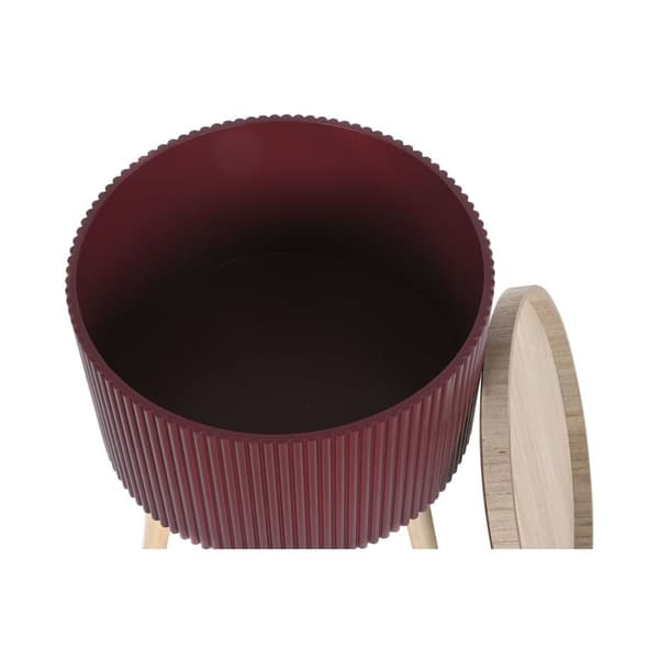 Sofabord DKD Home Decor 38,5 x 38,5 x 49 cm Brun Rødbrun Træ MDF