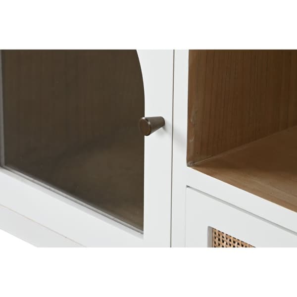 møbler Home ESPRIT Hvid Krystal Paulonia træ 120 x 40 x 50 cm