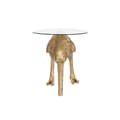 Miniatyrbillede 5 af 5: Lille serveringsbord Home ESPRIT Gylden Harpiks Krystal 60 x 60 x 62 cm