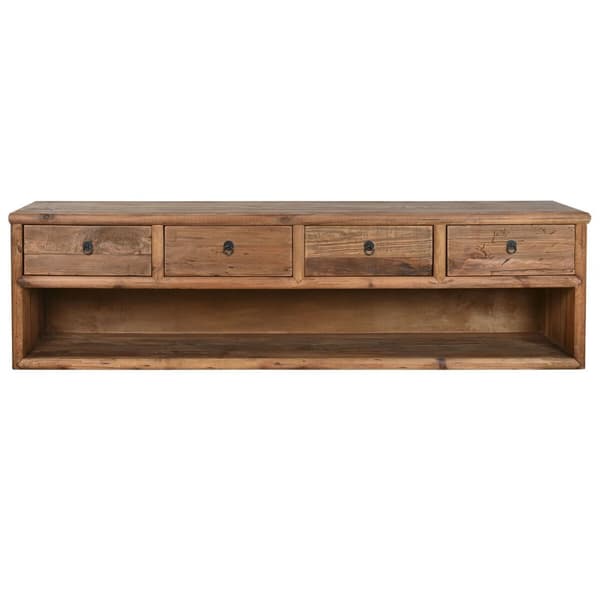 møbler Home ESPRIT Brun Fyrretræ Genbrugt Træ 200 x 45 x 55 cm