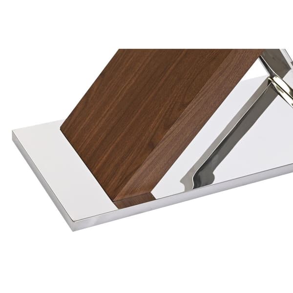 Hallipöytä DKD Home Decor Läpinäkyvä Hopeinen Tummanruskea 120 x 40 x 75 cm