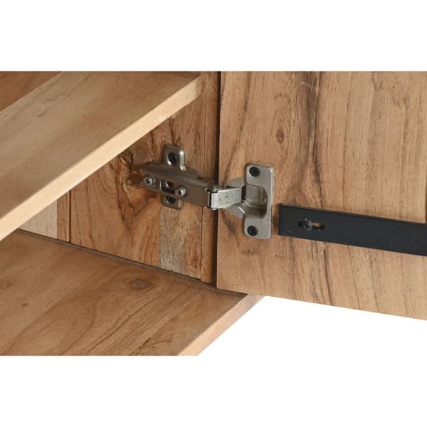 møbler Home ESPRIT Brun Sort Metal Akacie 145 x 40 x 52 cm