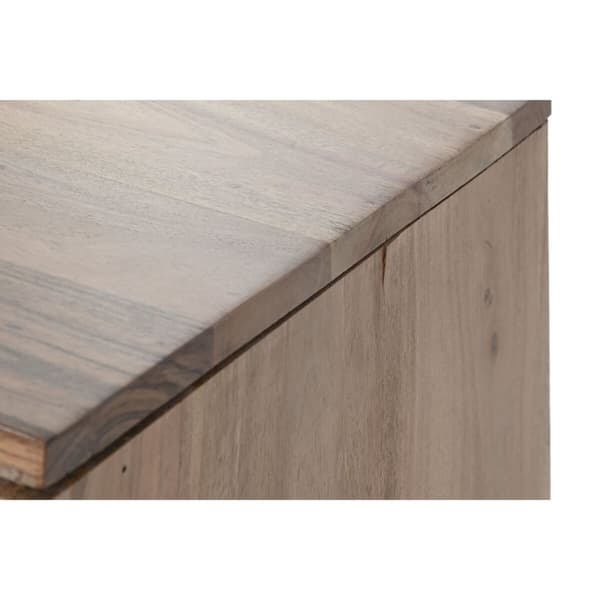 møbler Home ESPRIT Brun Sort Metal Akacie 145 x 40 x 52 cm