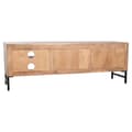 Miniatyrbillede 2 af 10: møbler Home ESPRIT Brun Sort Metal Akacie 145 x 40 x 52 cm