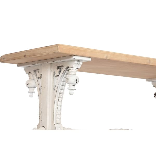 Hallbord Home ESPRIT Hvid 120 x 50 x 77 cm
