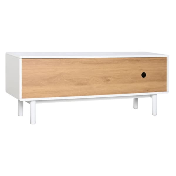 møbler Home ESPRIT Hvid Natur polypropylen Træ MDF 140 x 40 x 55 cm