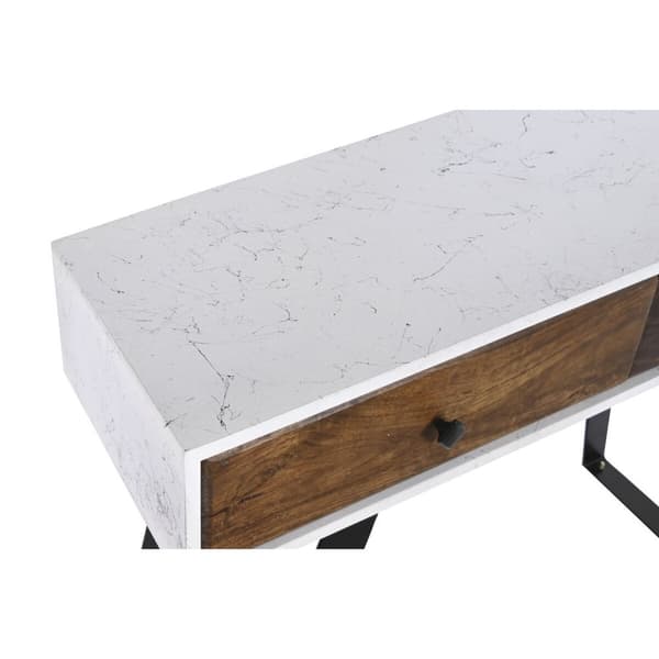 Hallipöytä DKD Home Decor Valkoinen 105 x 35 x 77 cm