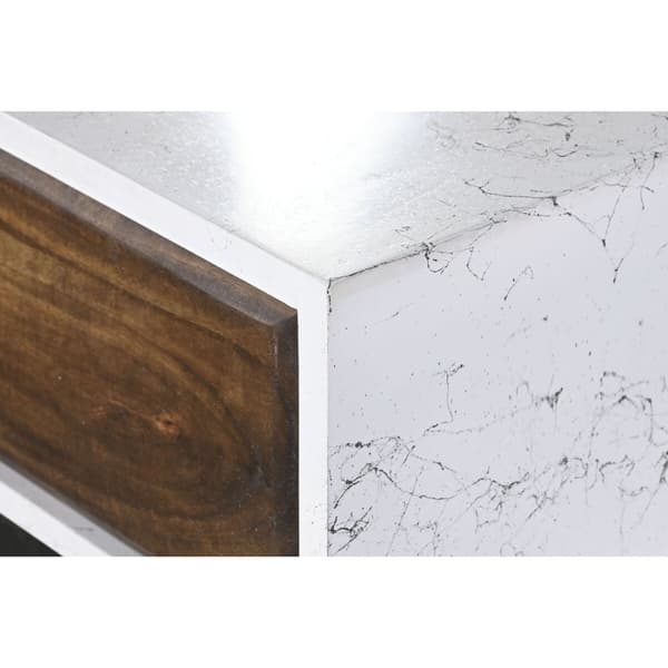 Hallipöytä DKD Home Decor Valkoinen 105 x 35 x 77 cm