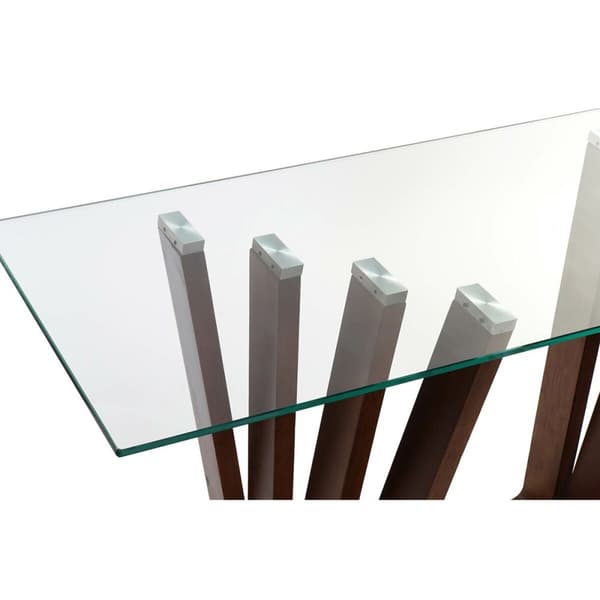 Hallipöytä DKD Home Decor Ruskea Läpinäkyvä 145 x 45 x 75 cm