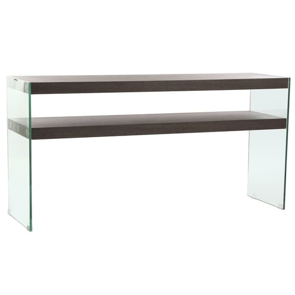 Hallipöytä DKD Home Decor Ruskea Läpinäkyvä 160 x 45 x 80 cm