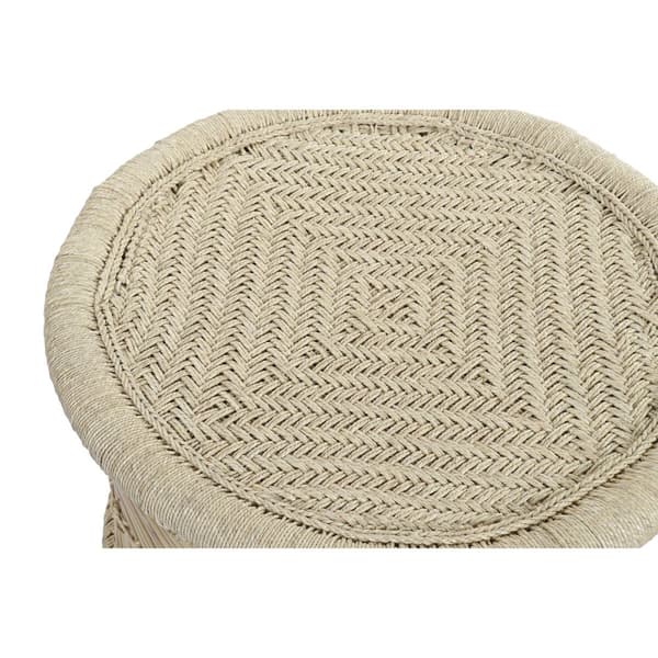 Set of 2 tables DKD Home Decor Luonnollinen 60 x 60 x 42 cm 62 x 62 x 42 cm 64 x 64 x 42 cm