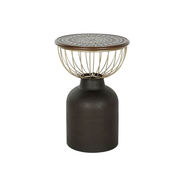 Sivupöytä DKD Home Decor 43,5 x 43,5 x 63,5 cm Kuusi Metalli