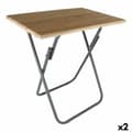 Pikkukuva 1 / 2: Taitettava Pöytä Confortime Puu 73 x 52 x 75 cm (2 osaa)
