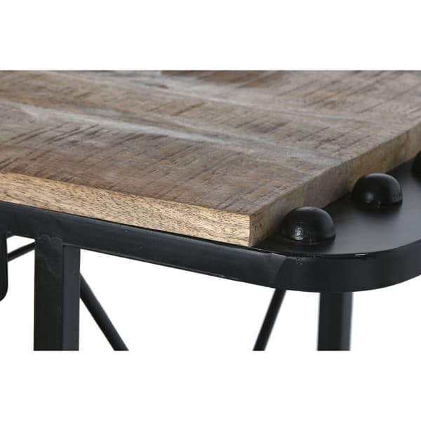 Hallipöytä Home ESPRIT Ruskea Musta 191 x 58 x 96 cm 191 x 58 x 91 cm