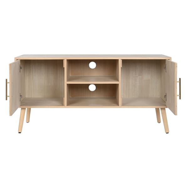 TV-kalusteet Home ESPRIT Luonnollinen Paolownia wood Puu MDF 120 x 40 x 60 cm