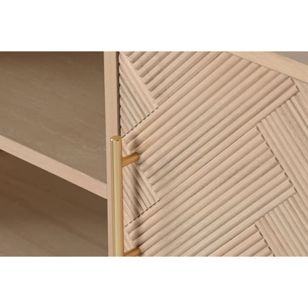 TV-kalusteet Home ESPRIT Luonnollinen Paolownia wood Puu MDF 120 x 40 x 60 cm
