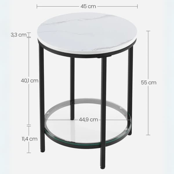 Runt gavelbord - H55 cm