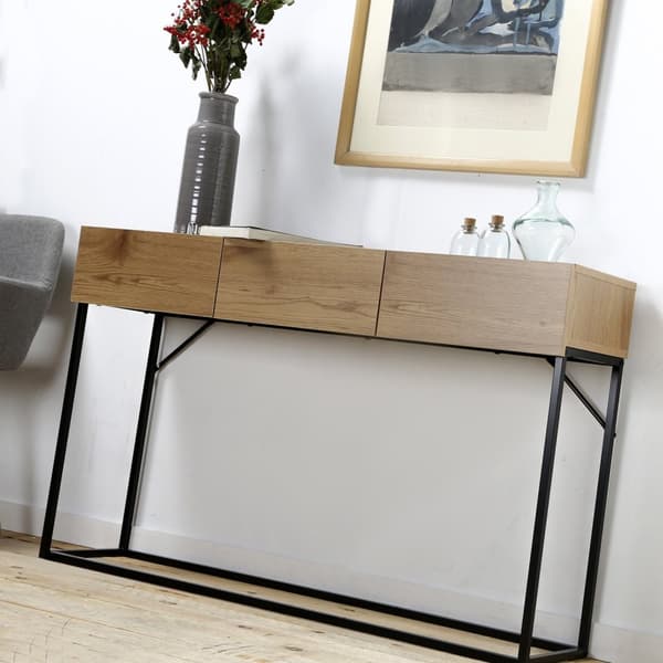 Konsol 3 lådor Ekdekor L120cm