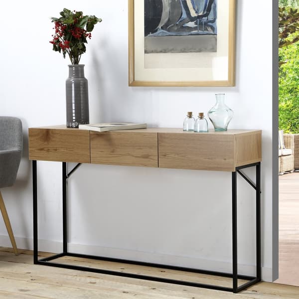 Konsol 3 lådor Ekdekor L120cm