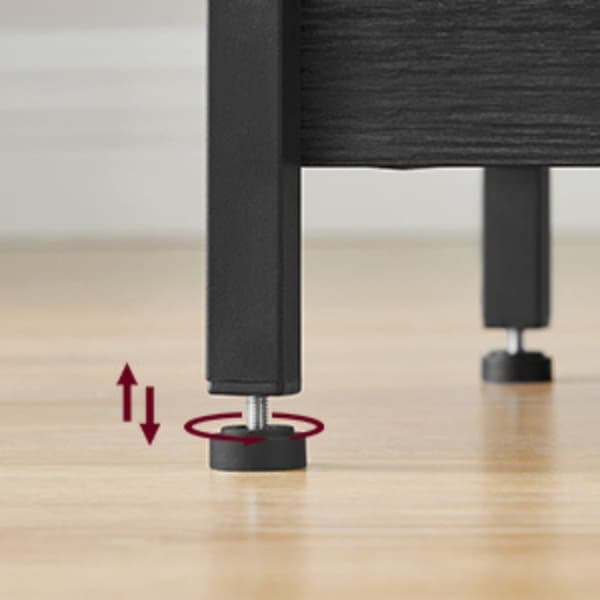 Bout de canapé connecté avec 2 tiroirs - H60 cm